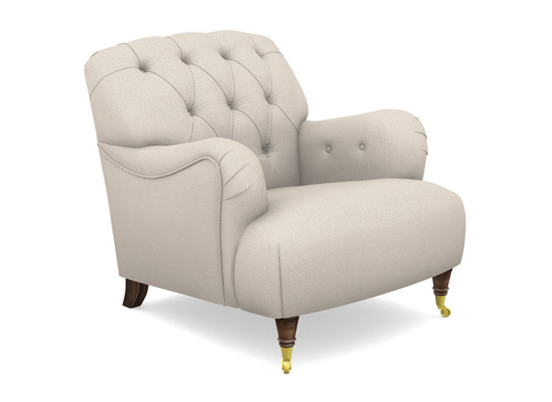 Ditchling Chair in Two Tone Plain Biscuit